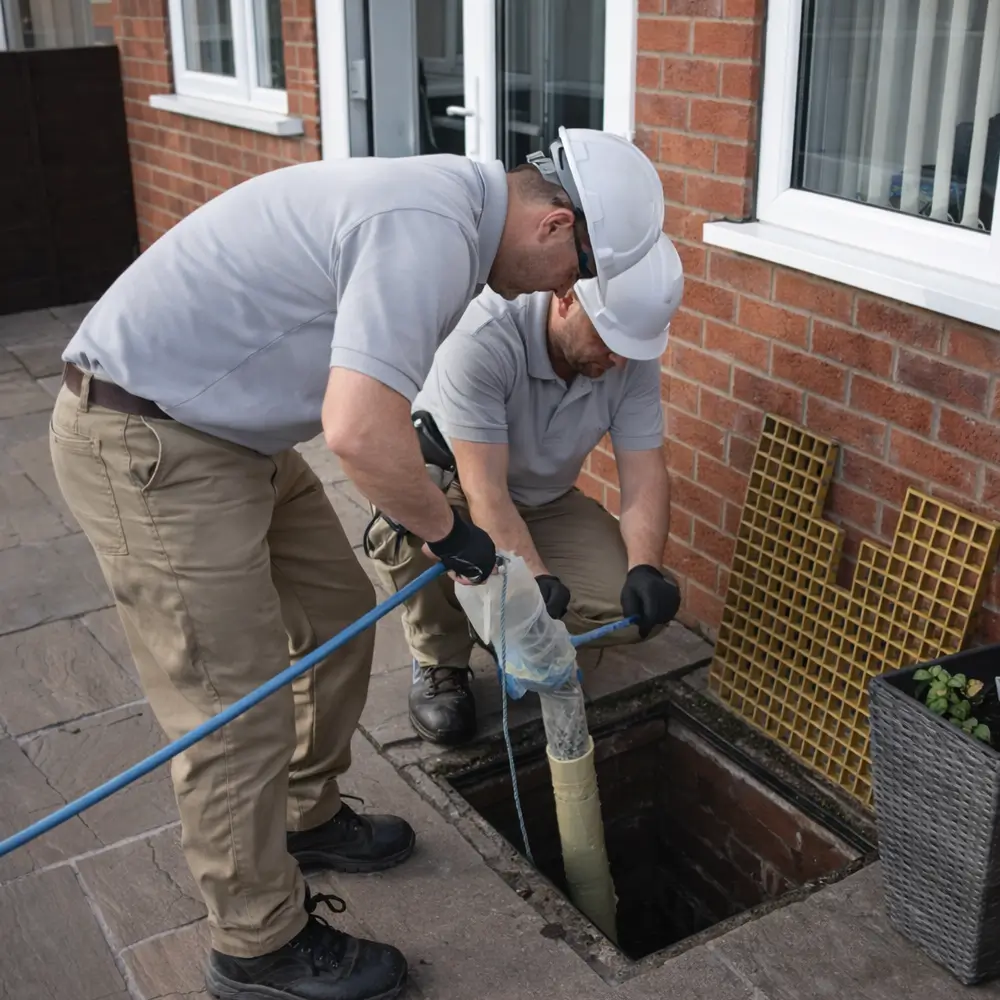 Blocked drain repair service in Alton